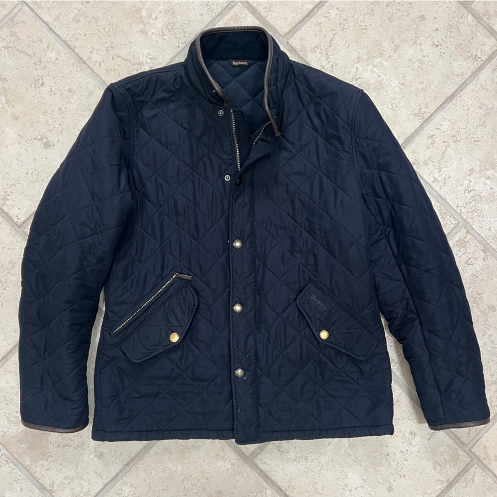 Barbour Quilted Dark Navy Classic Jacket
